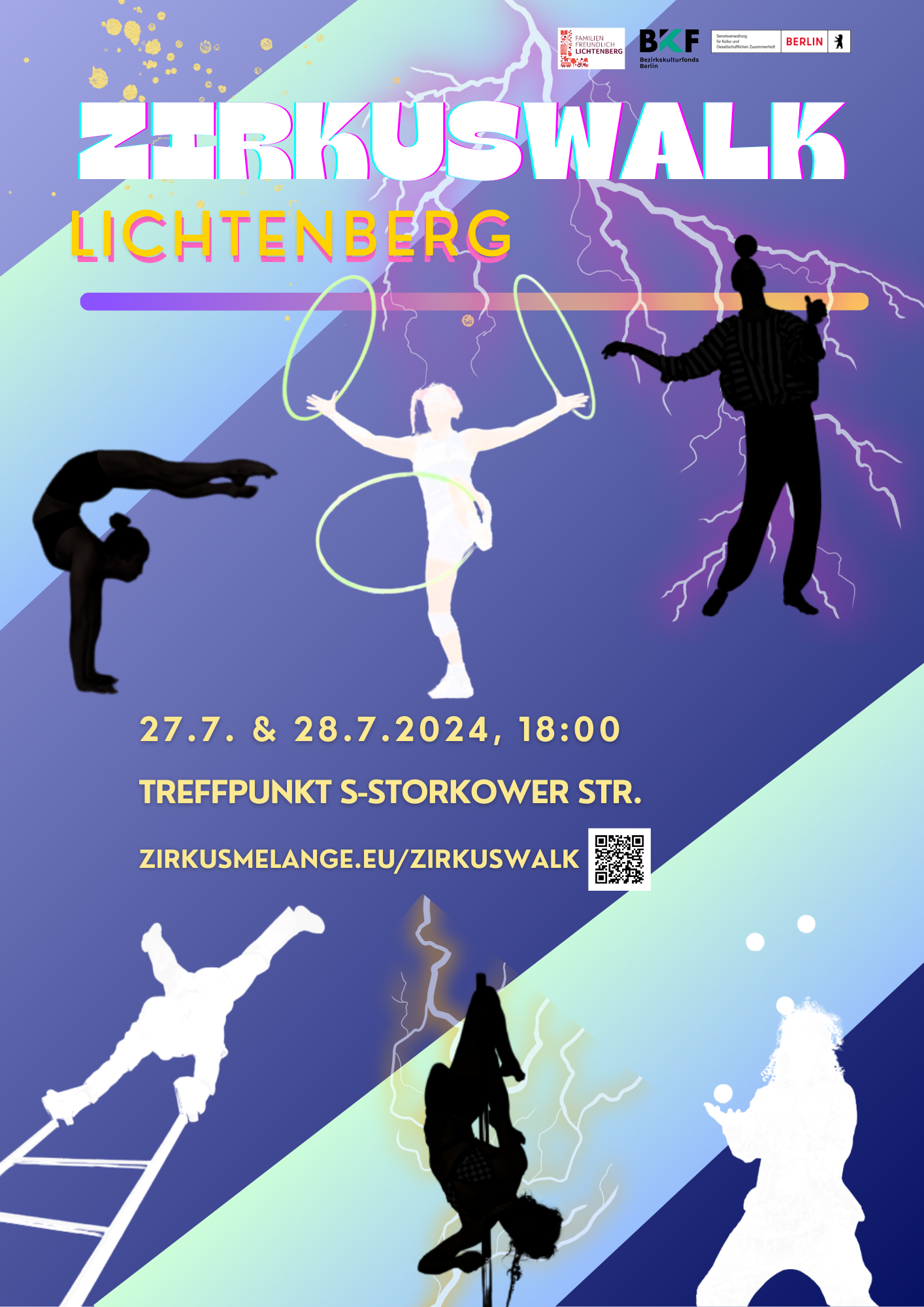 zirkuswalk plakat a3